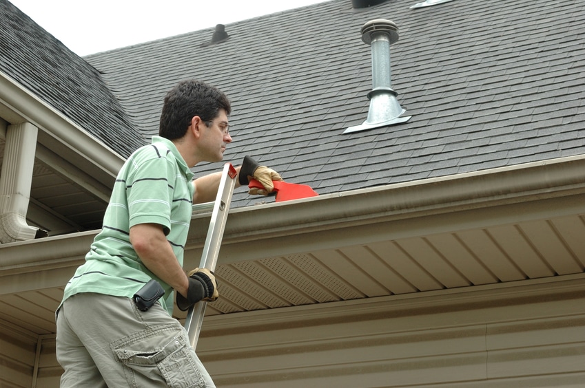 pre-fall gutter cleaning