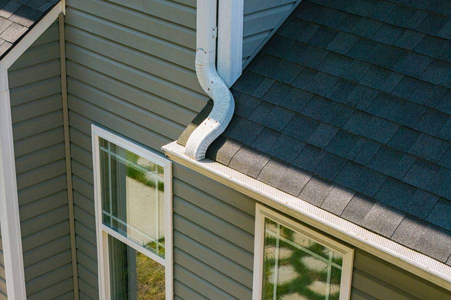 gutters-top-down-view Gutters Repaired