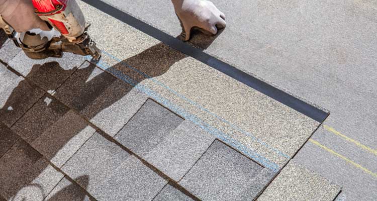 Roof Leak Repair in Michigan With New Shingles and Nail Gun