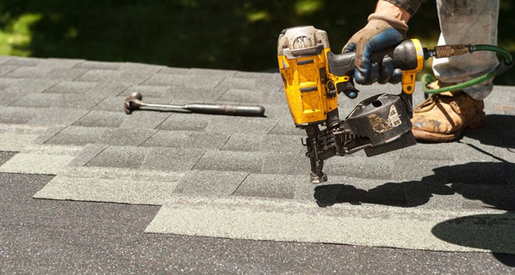 Closeup of Roof Replacement in Clawson MI